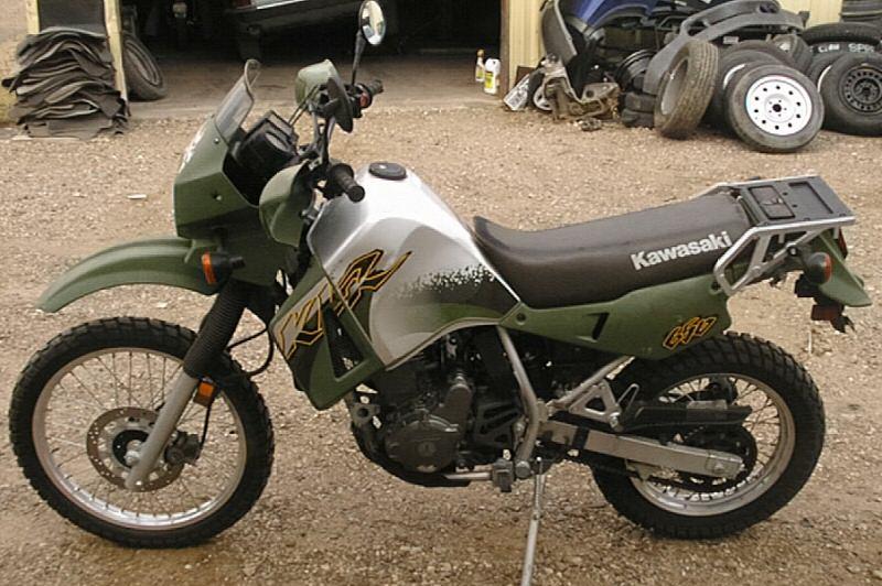 2001-Kawasaki-KLR650-Green