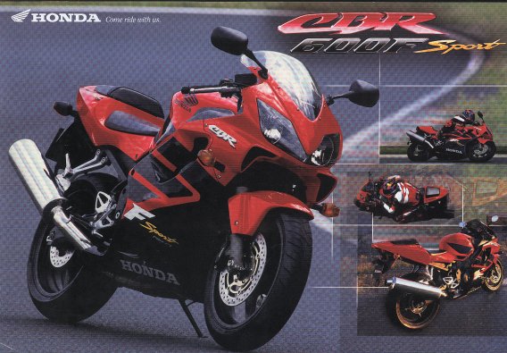 2000 Honda CBR600F brochure
