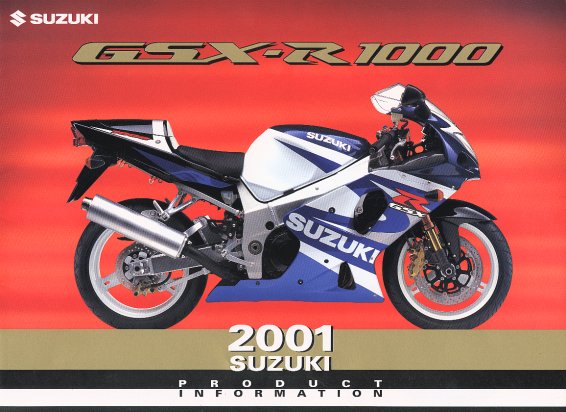 2001 Suzuki GSX-R1000 brochure