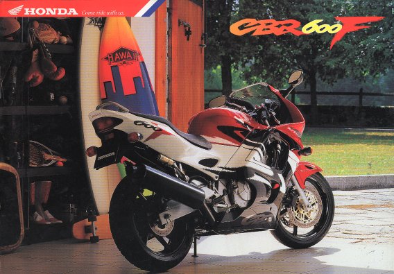 1996 Honda CBR600F brochure