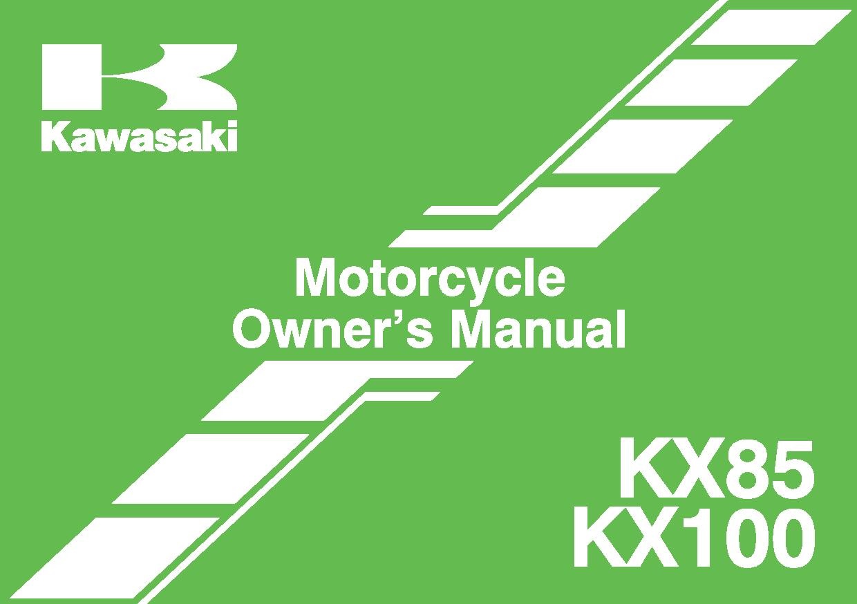 File:2013 Kawasaki KX85-KX100 owners manual.pdf