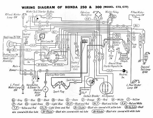 honda wiring diagrams. C72-C77-Wiring-Diagram.jpg