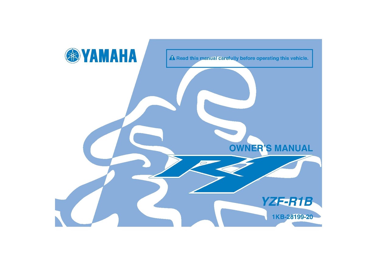 File:2012 Yamaha YZF-R1 B Owners Manual.pdf