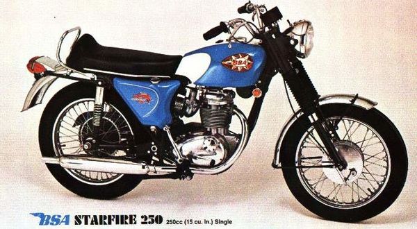 1968 - 1970 BSA B25 Starfire