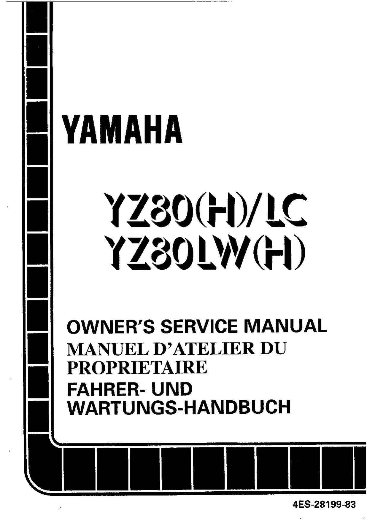 File:1996 Yamaha YZ80 Manual.pdf