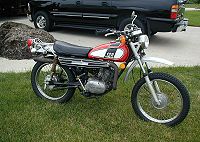 1974 Yamaha DT125 in Red