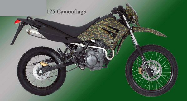 MZ / MuZ 125SX Camouflage