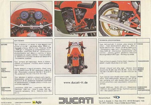 1987 Ducati 900MHR