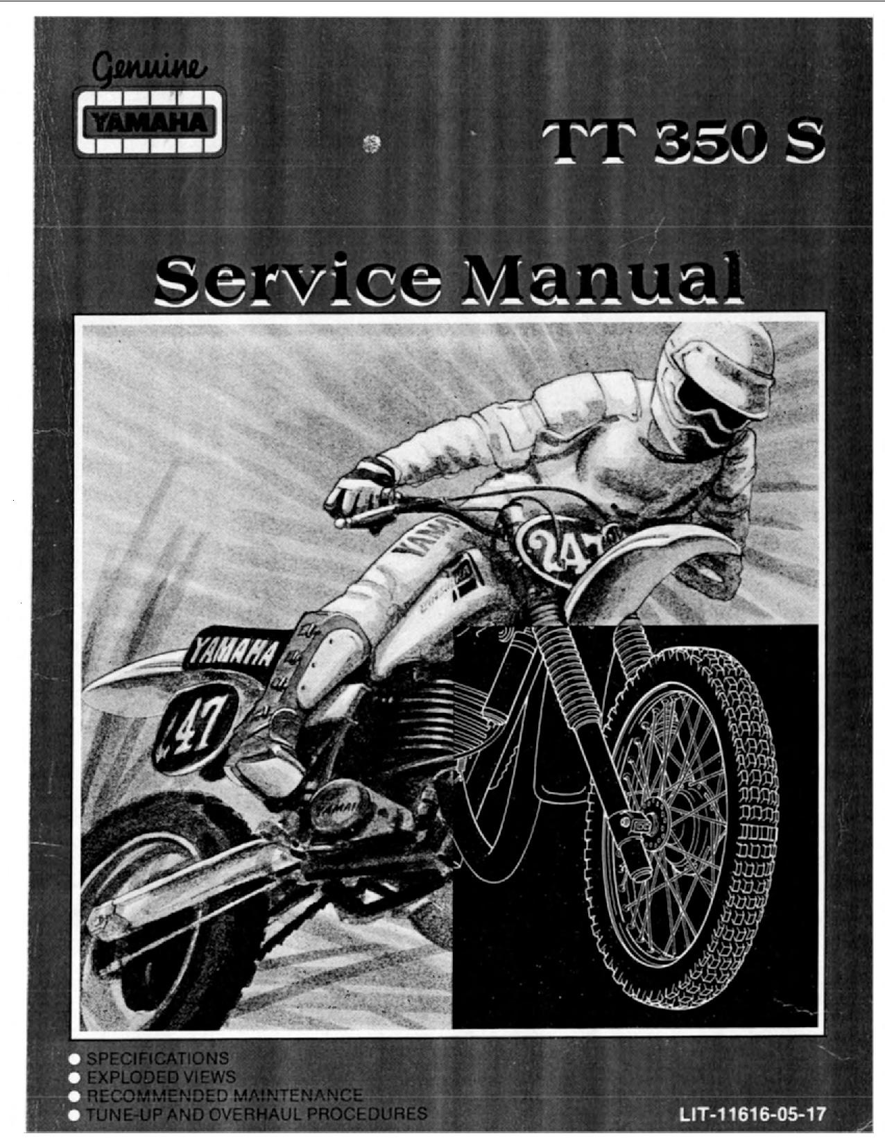 File:Yamaha TT350 S Service Manual.pdf