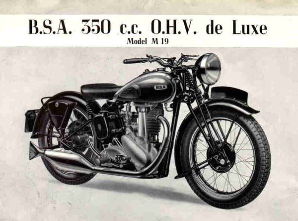 1938 BSA M19