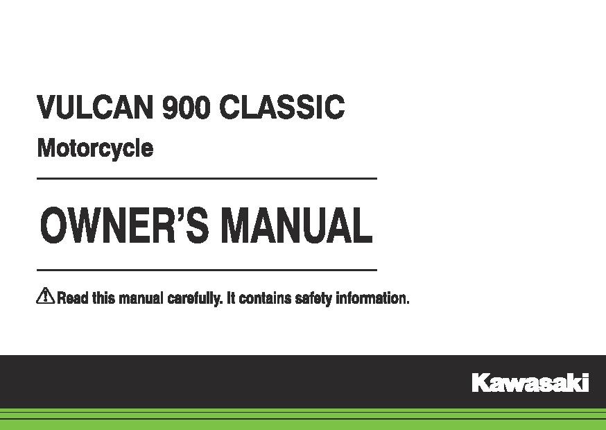 File:2015 Kawasaki Vulcan 900 owners manual.pdf