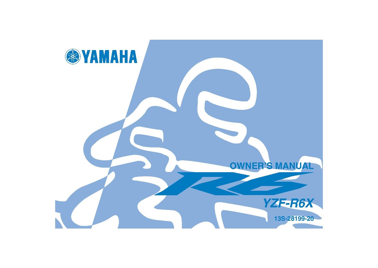File:2008 Yamaha YZF-R6 X Owners Manual.pdf