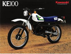 1987 Kawasaki KE100 Brochure Front.jpg