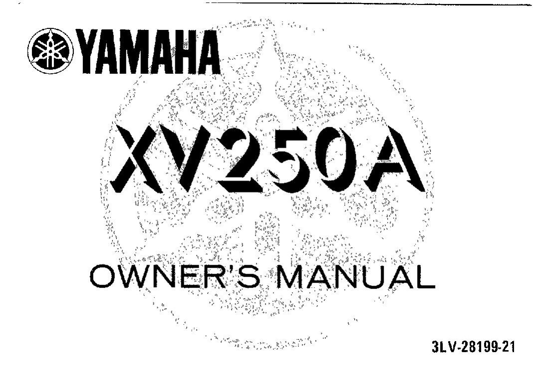 File:1990 Yamaha XV250 A Owners Manual.pdf