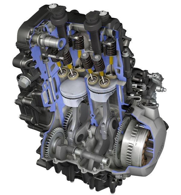 BMW F750GS Engine cut away