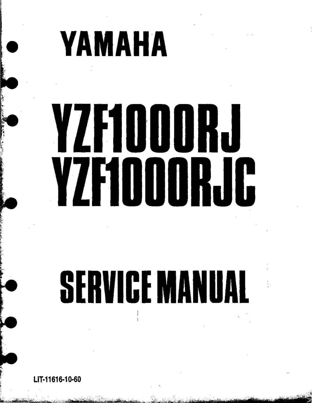 File:Yamaha YZF1000RJ(RJC) 1997 Service Manual.pdf