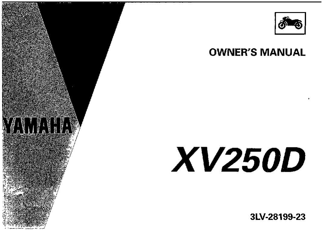 File:1992 Yamaha XV250 D Owners Manual.pdf