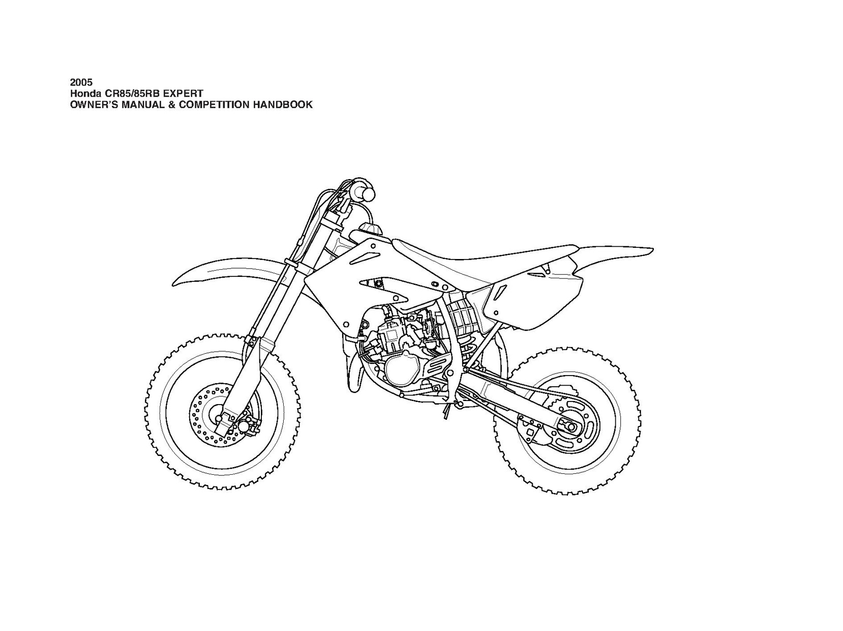 File:Honda CR85R RB 2005 Owners Manual.pdf
