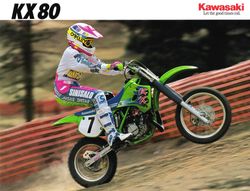 1992 Kawasaki KX80 Brochure Front.jpg