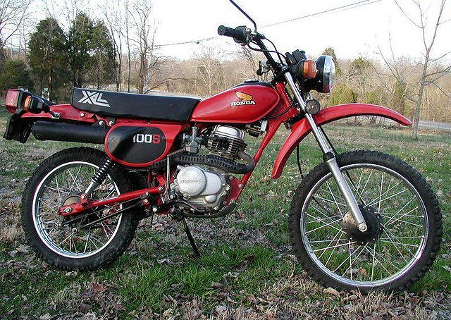 1982 Honda xl100s #6