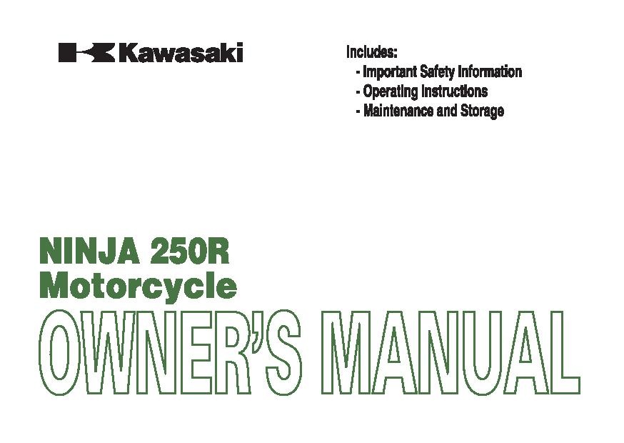 File:2009-kawasaki-ninja-250r owners manual.pdf