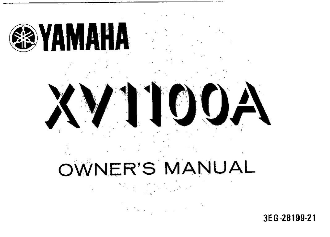 File:1990 Yamaha XV1100 A Owners Manual.pdf
