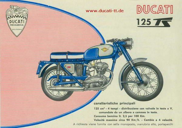 1961 - 1963 Ducati 125 TS