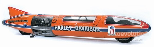 1971 Harley Davidson Sportster Streamliner