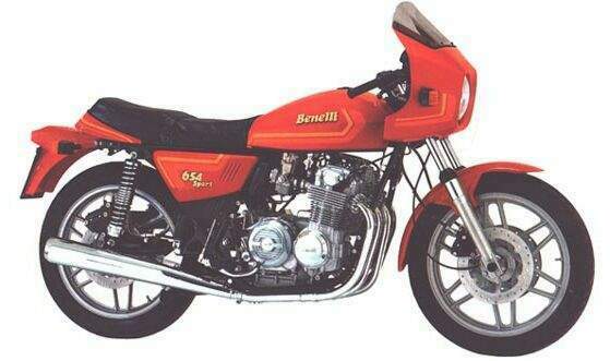 1982 Benelli 654 Sport
