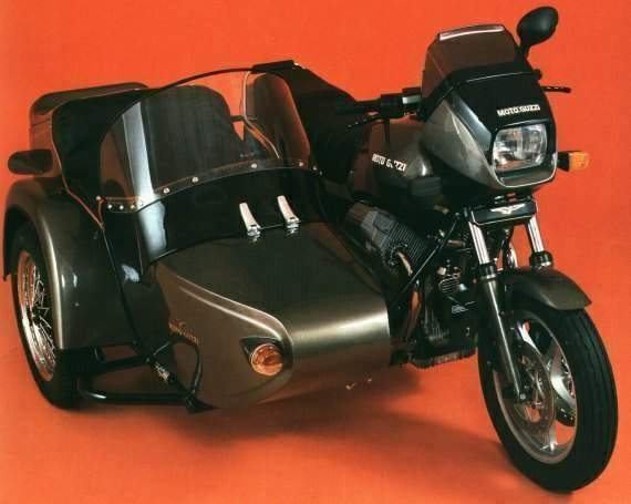 Moto Guzzi 850T5 with TR500 N4 Sidecar
