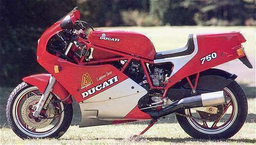 1987 Ducati 750F1 Laguna Seca