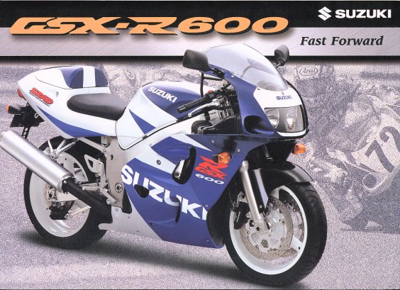 1997 Suzuki GSX-R600 brochure