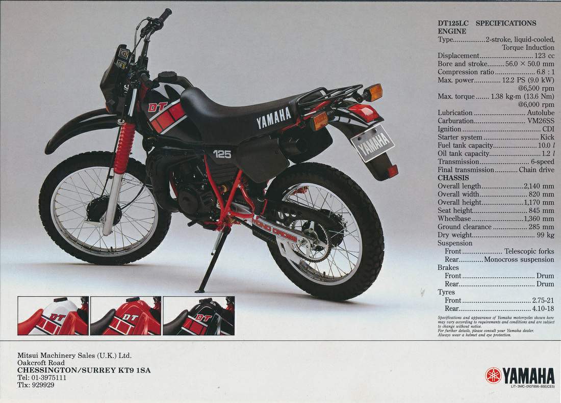 Yamaha DT125LC - CycleChaos
