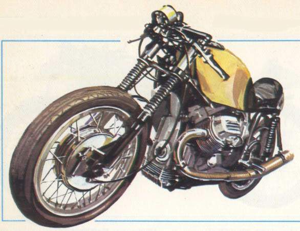 Racing Bikes Moto Guzzi 750 - 1000 Record Racer