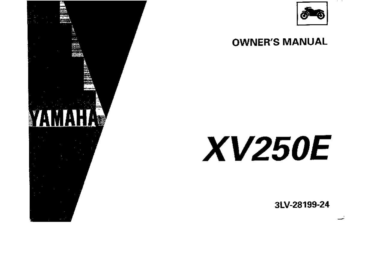 File:1993 Yamah XV250 E Owners Manual.pdf