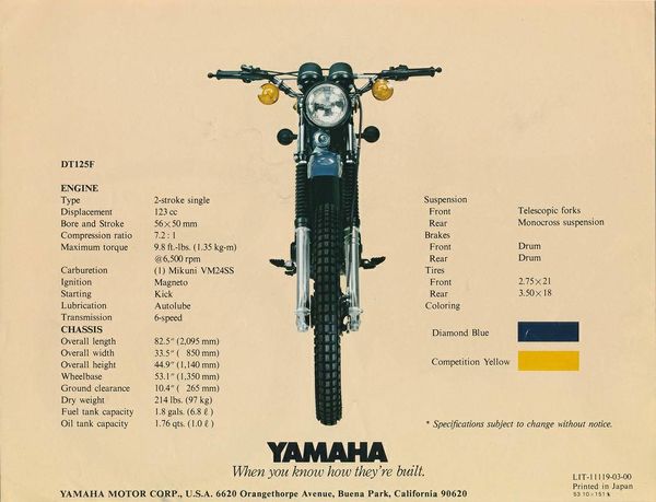 Yamaha DT12