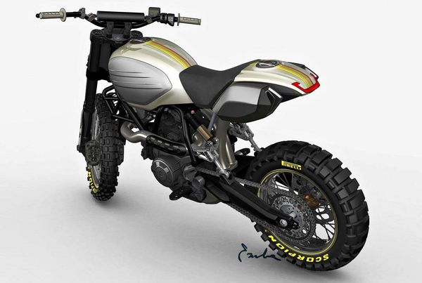 Ducati Scrambler 800 Desert Sled Concept