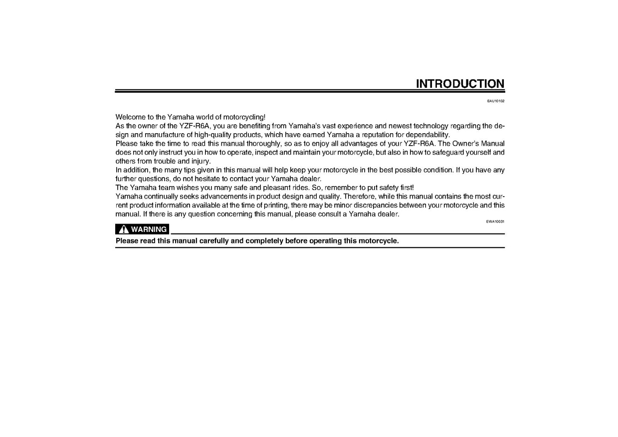 File:2011 Yamaha YZF-R6 A Owners Manual.pdf