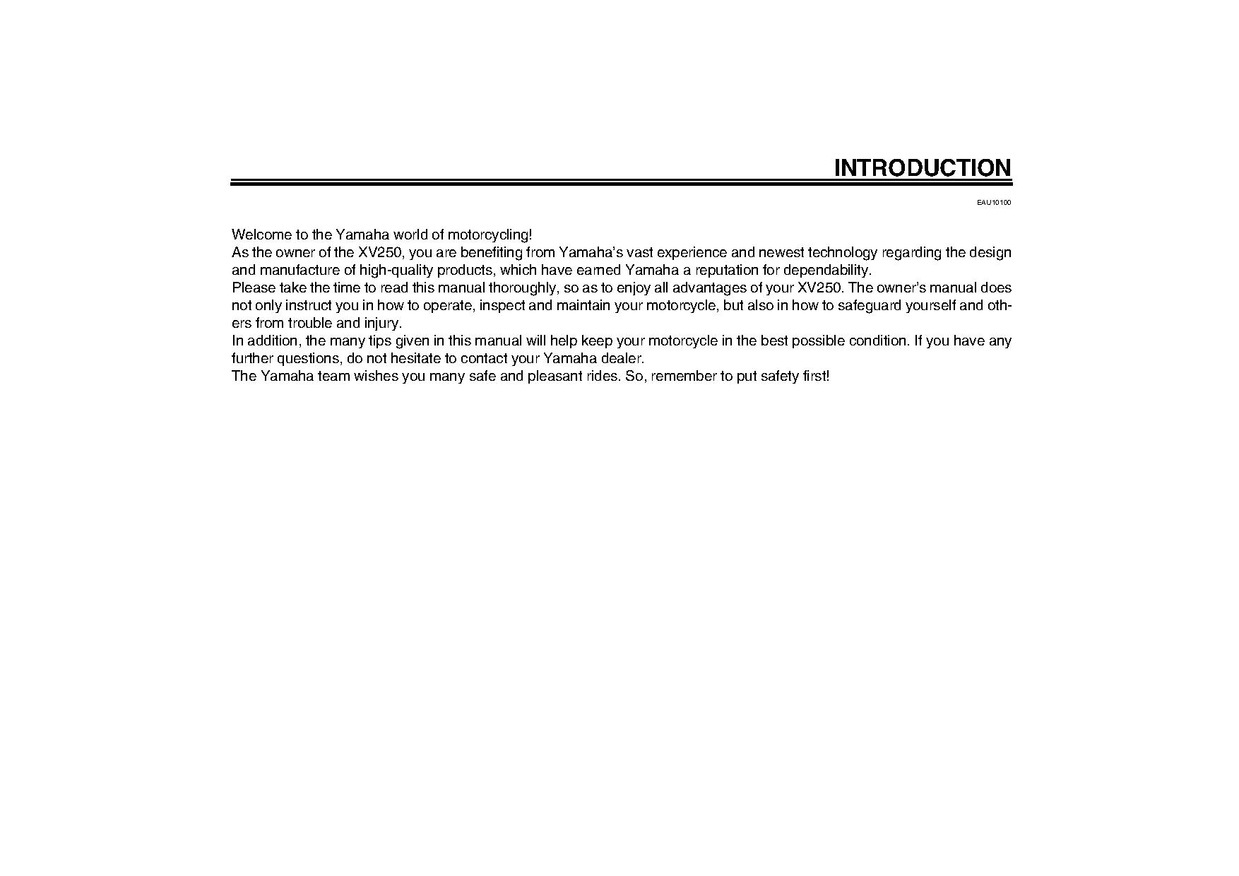File:2005 Yamaha XV250 T Owners Manual.pdf