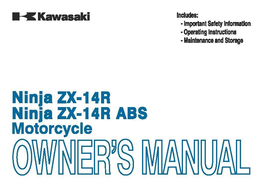 File:2013 Kawasaki Ninja ZX-14R ABS owners manual.pdf