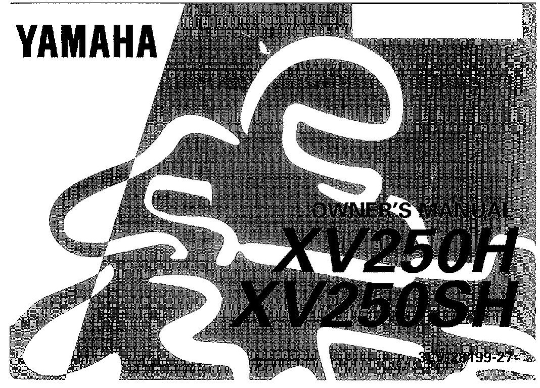 File:1996 Yamaha XV250 Owners Manual.pdf