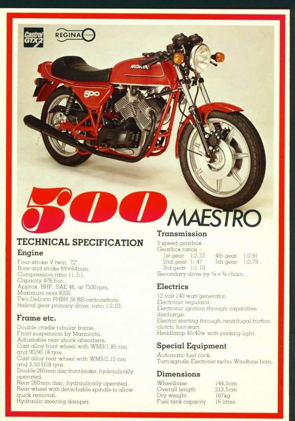 Moto Morini 500 Maestro