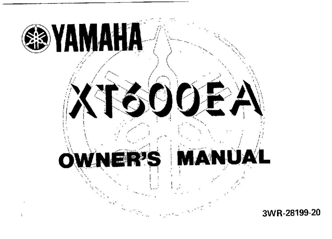 File:1991 Yamaha XT600 EA Owners Manual.pdf
