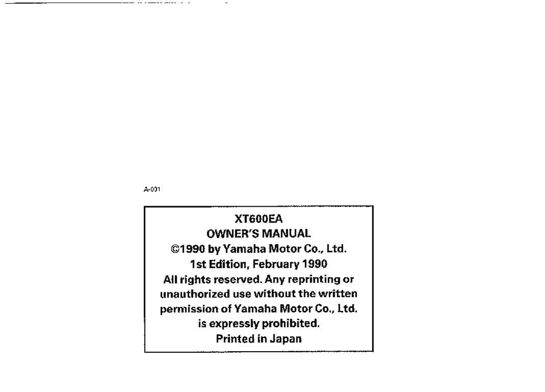 File:1991 Yamaha XT600 EA Owners Manual.pdf