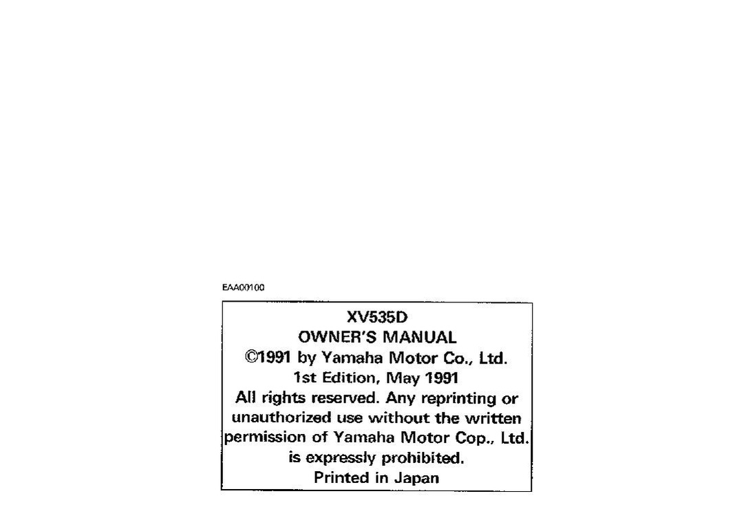 File:1992 Yamaha XV535 D Owners Manual.pdf