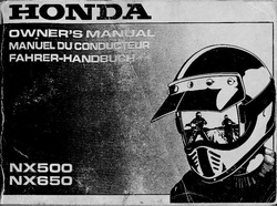 Honda NX650 NX500 Owners Manual 1993.pdf