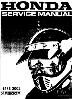 Honda XR200R 1986 - 2002 Service Manual.pdf