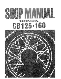 Honda CB125 Twin CB160 Workshop Service Repair Manual 1966-69.pdf