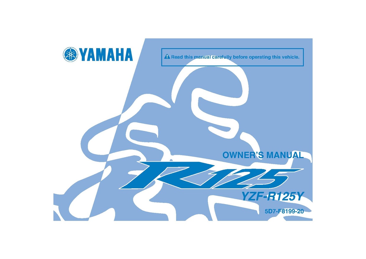 File:2010 Yamaha YZF-R125Y Owners Manual.pdf