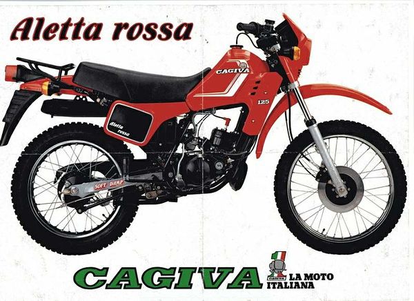 1981 - 1983 Cagiva SXT 125 Aletta Rossa